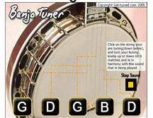 Онлайн-тюнер для банджо